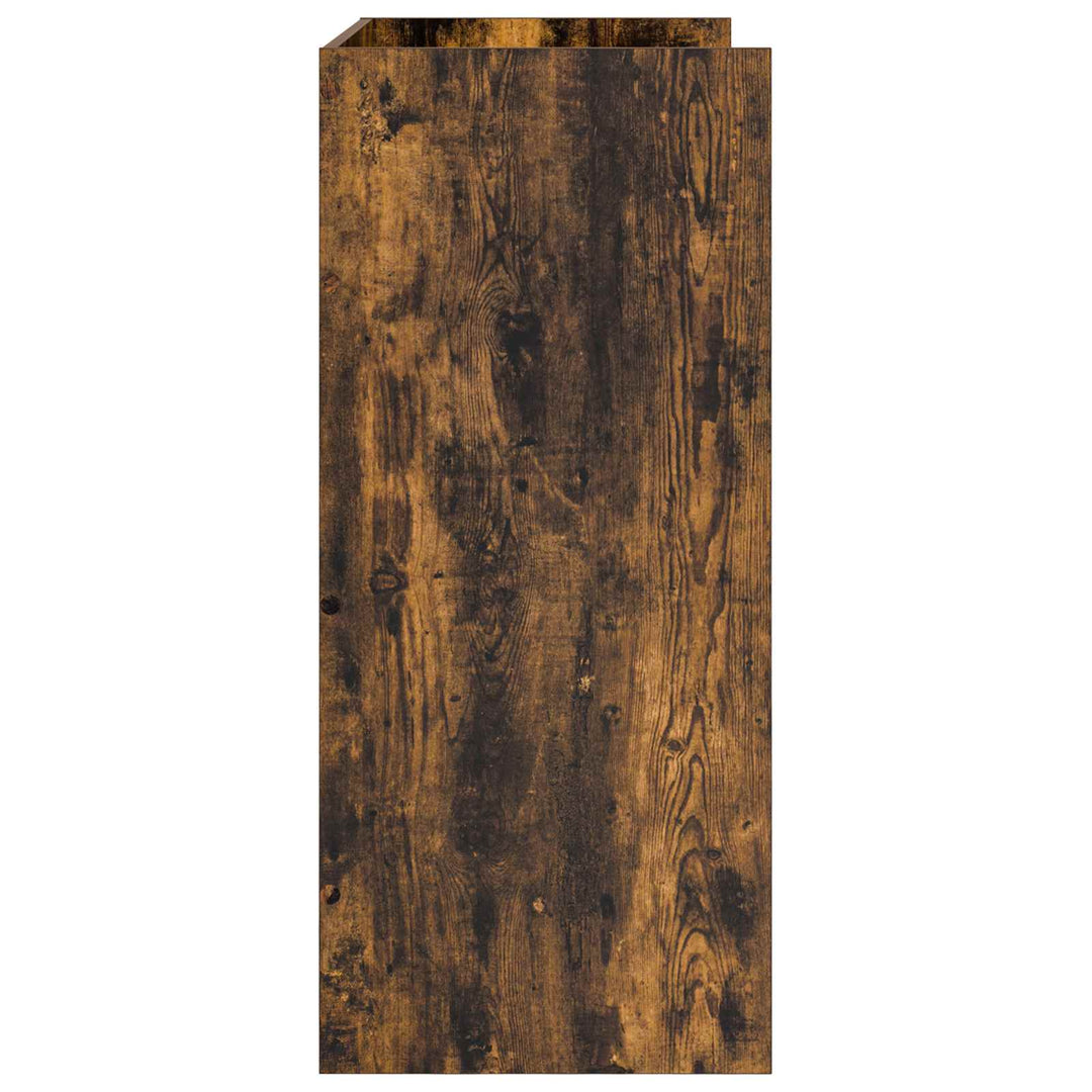 DJ Bord Røget eg 82 x 45 x 102 cm Konstrueret træ