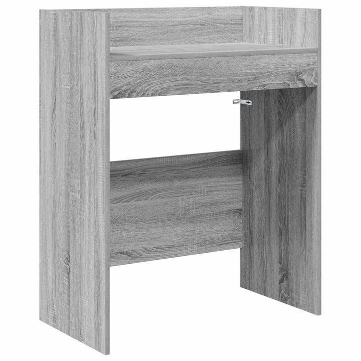 DJ Bord Grå Sonoma 82 x 45 x 102 cm Konstrueret træ