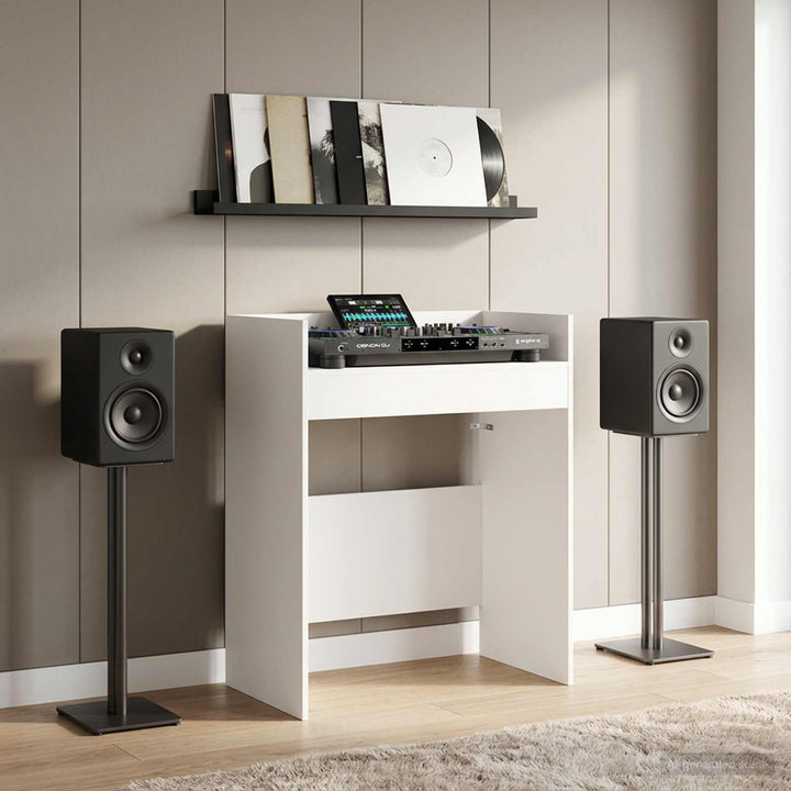 DJ Bord Hvid 62 x 45 x 102 cm Konstrueret træ