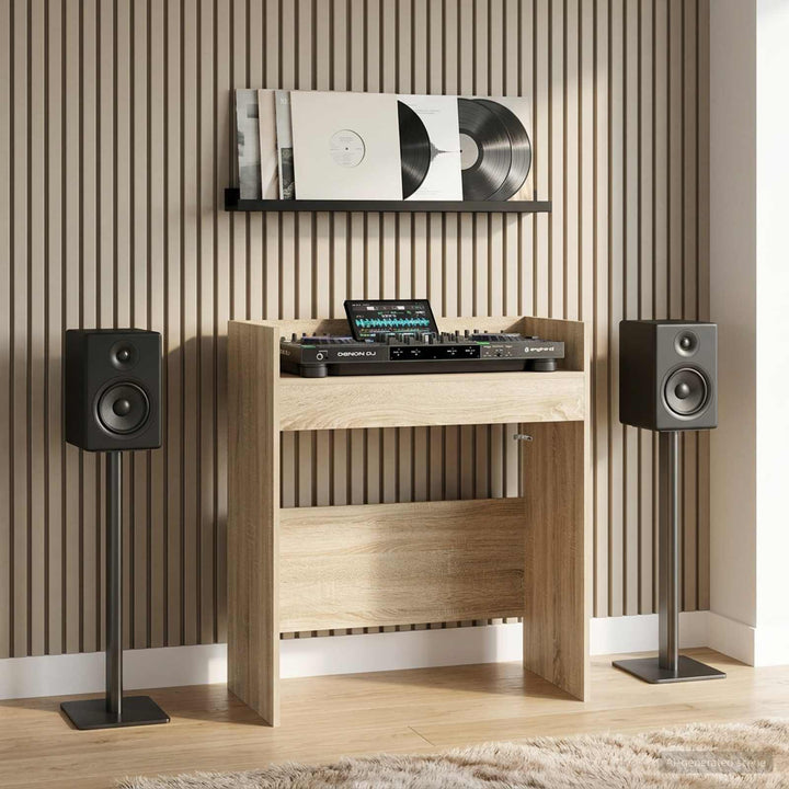 DJ Bord Sonoma-eg 62 x 45 x 102 cm Konstrueret træ