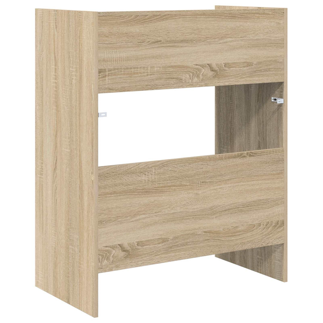 DJ Bord Sonoma-eg 62 x 45 x 102 cm Konstrueret træ