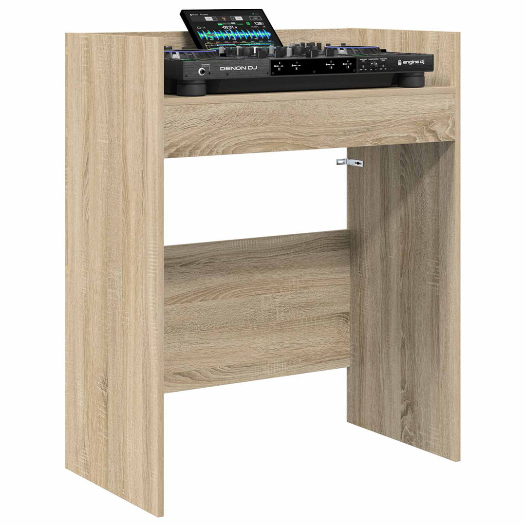 DJ Bord Sonoma-eg 62 x 45 x 102 cm Konstrueret træ