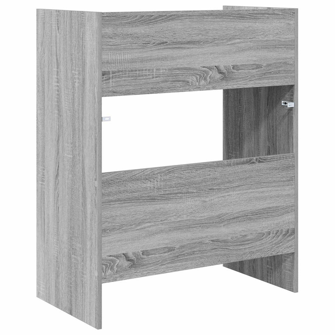 DJ Bord Grå Sonoma 62 x 45 x 102 cm Konstrueret træ
