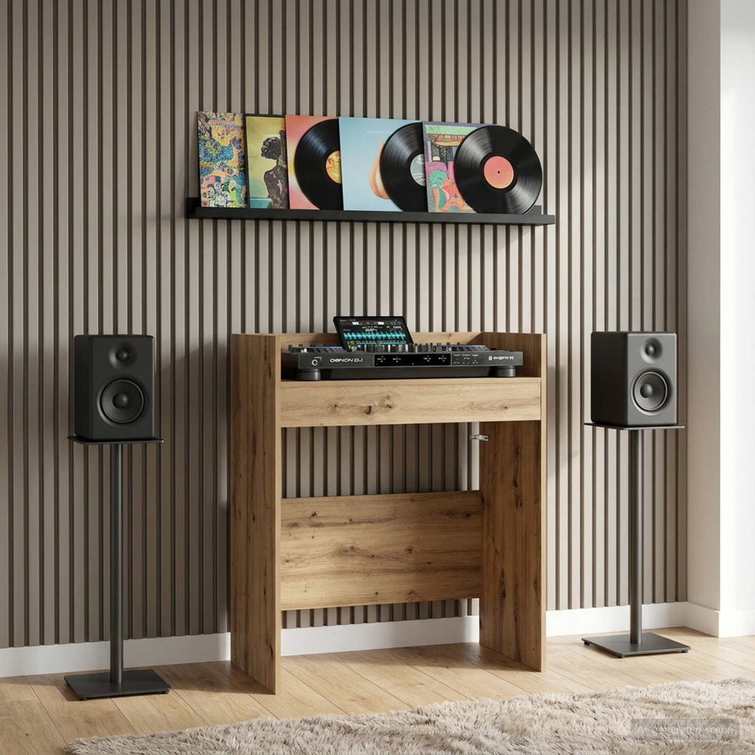 DJ Bord Artisan-eg 62 x 45 x 102 cm Konstrueret træ