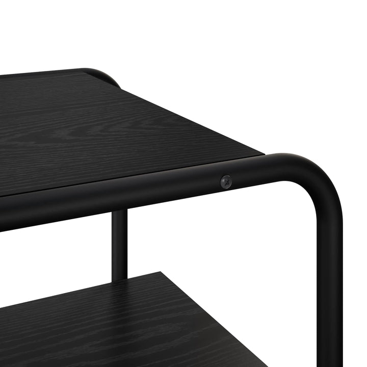 Konsolbord Sort eg 60 x 42,5 x 70 cm Konstrueret træ