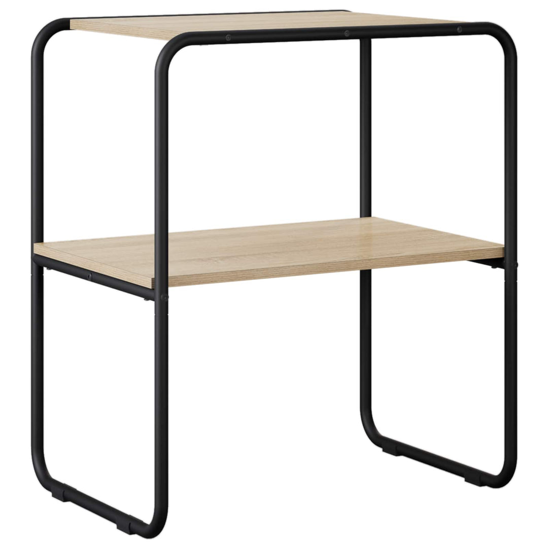 Konsolbord Sonoma-eg 60 x 42,5 x 70 cm Konstrueret træ