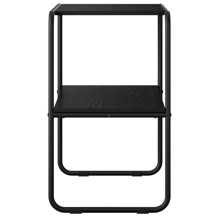 Konsolbord Sort eg 80 x 42,5 x 70 cm Konstrueret træ