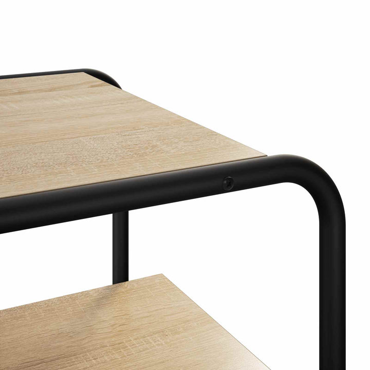 Konsolbord Sonoma-eg 80 x 42,5 x 70 cm Konstrueret træ