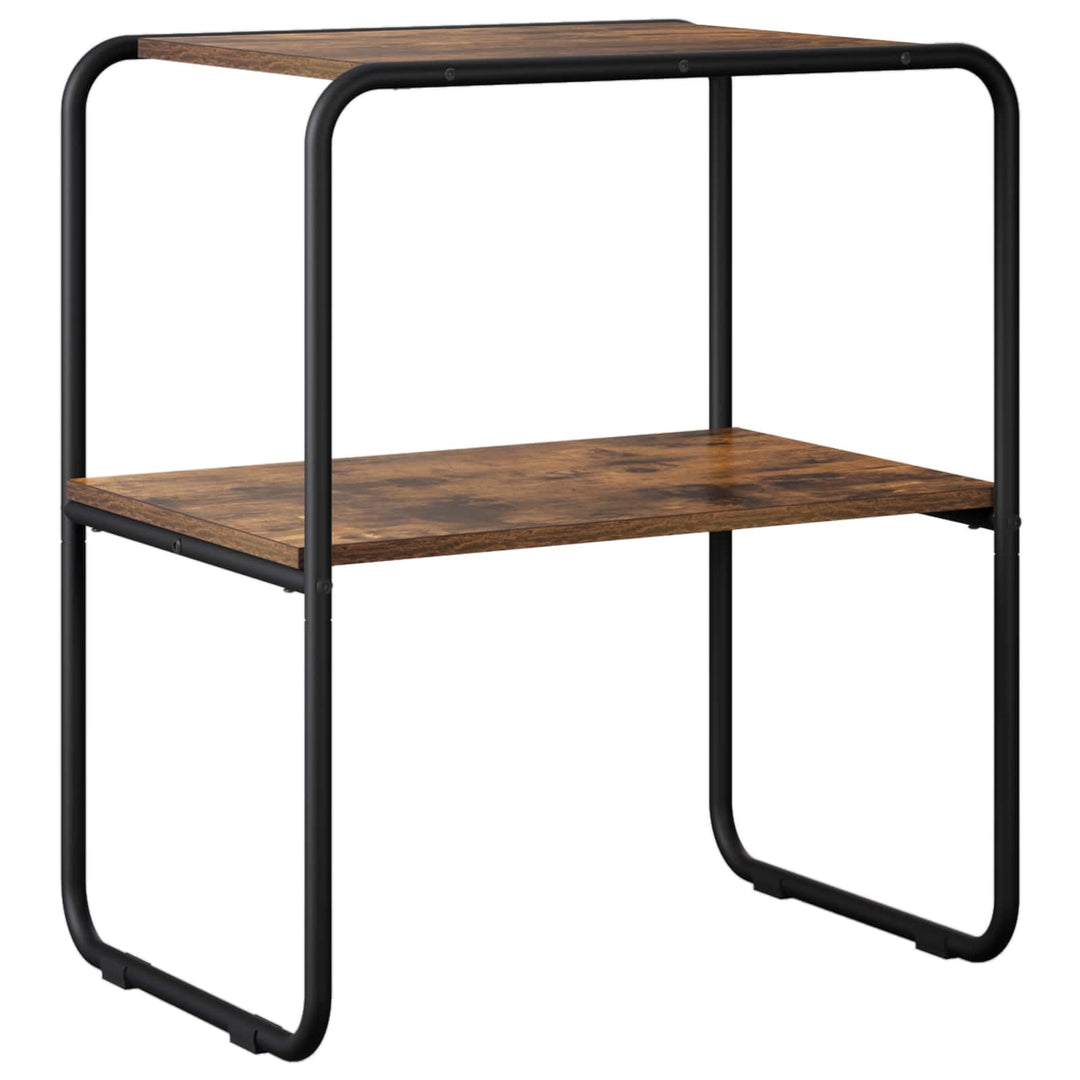 Konsolbord Røget eg 80 x 42,5 x 70 cm Konstrueret træ