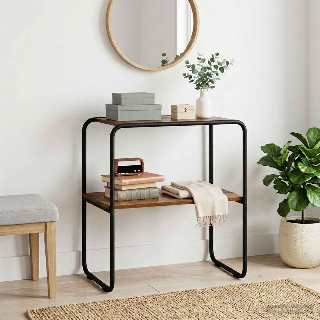 Konsolbord Gammelt træ 80 x 42,5 x 70 cm Konstrueret træ