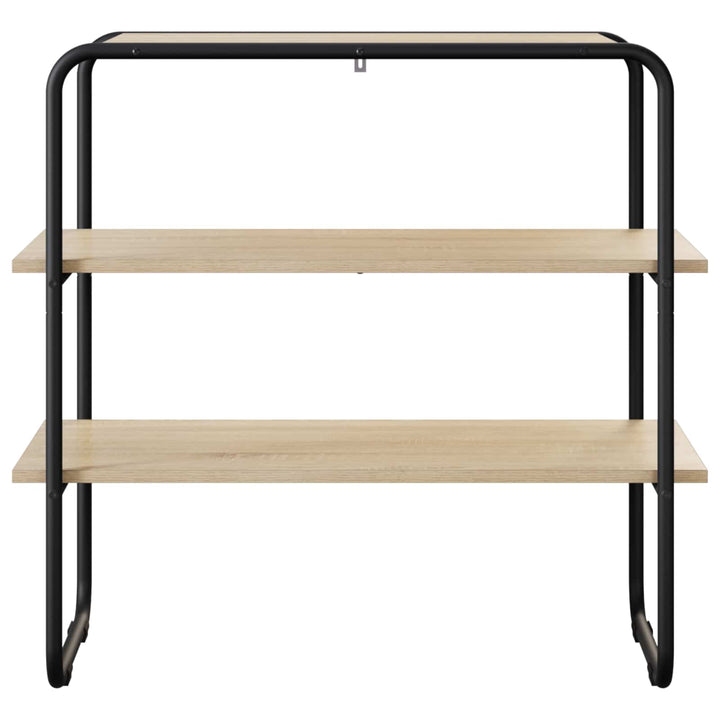 Konsolbord Sonoma-eg 80 x 41 x 75 cm Konstrueret træ