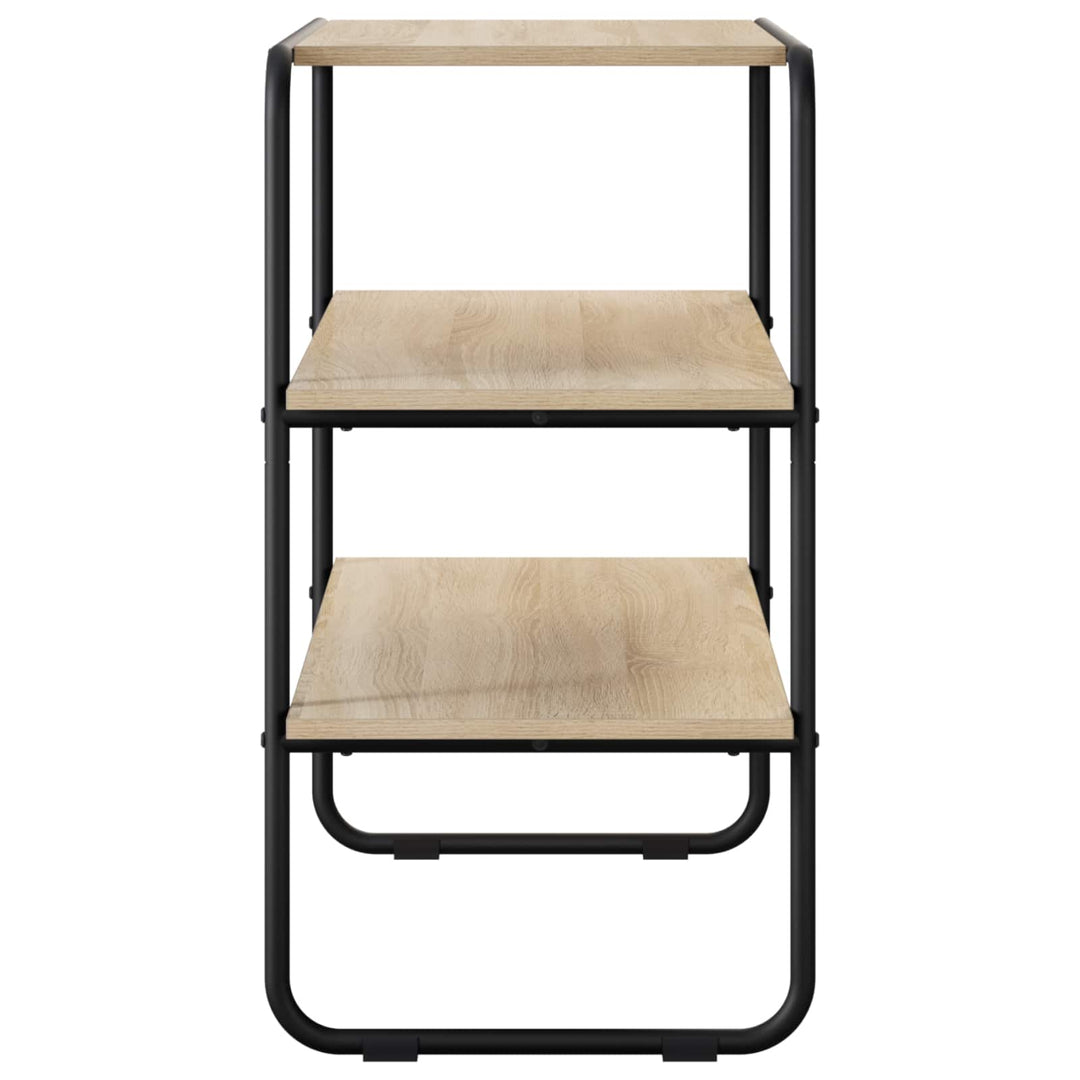 Konsolbord Sonoma-eg 80 x 41 x 75 cm Konstrueret træ