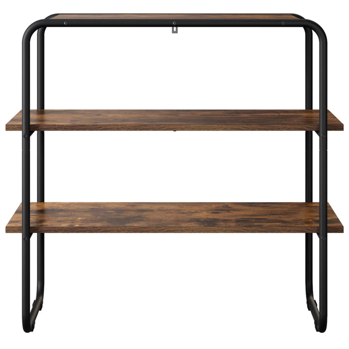 Konsolbord Røget eg 80 x 41 x 75 cm Konstrueret træ