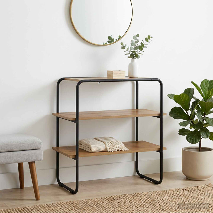 Konsolbord Artisan-eg 80 x 41 x 75 cm Konstrueret træ