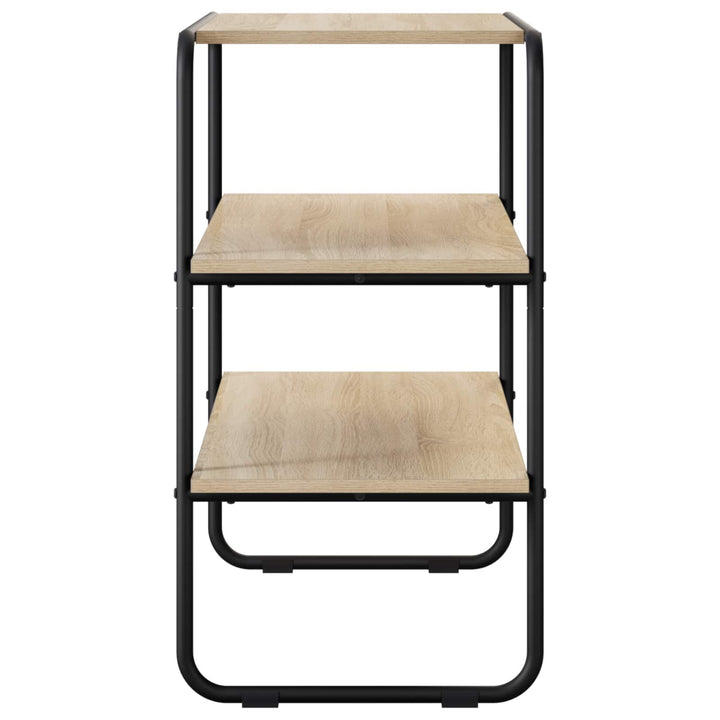 Konsolbord Sonoma-eg 100 x 41 x 75 cm Konstrueret træ