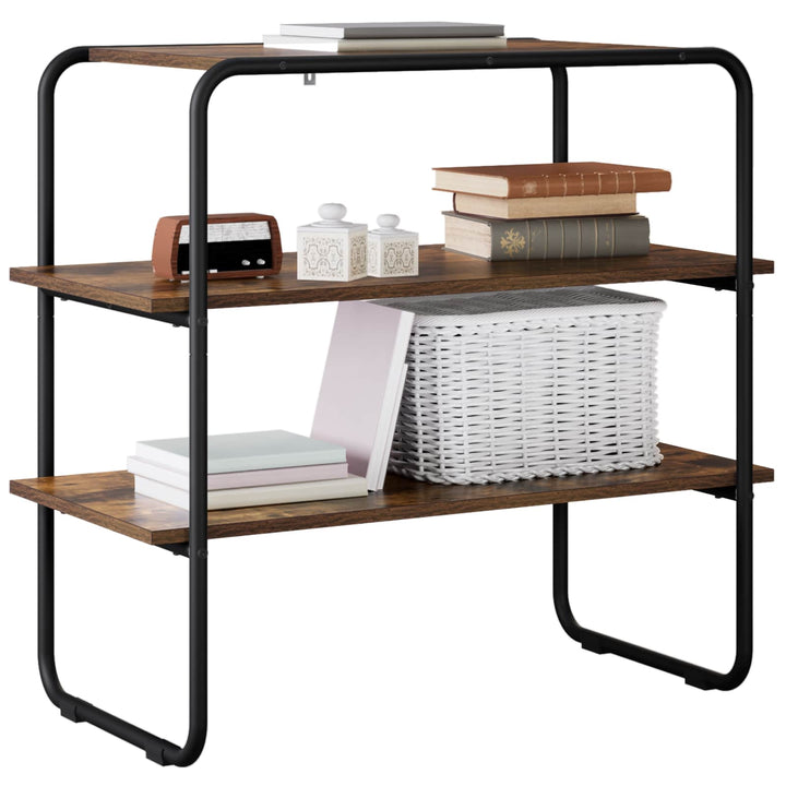 Konsolbord Røget eg 100 x 41 x 75 cm Konstrueret træ