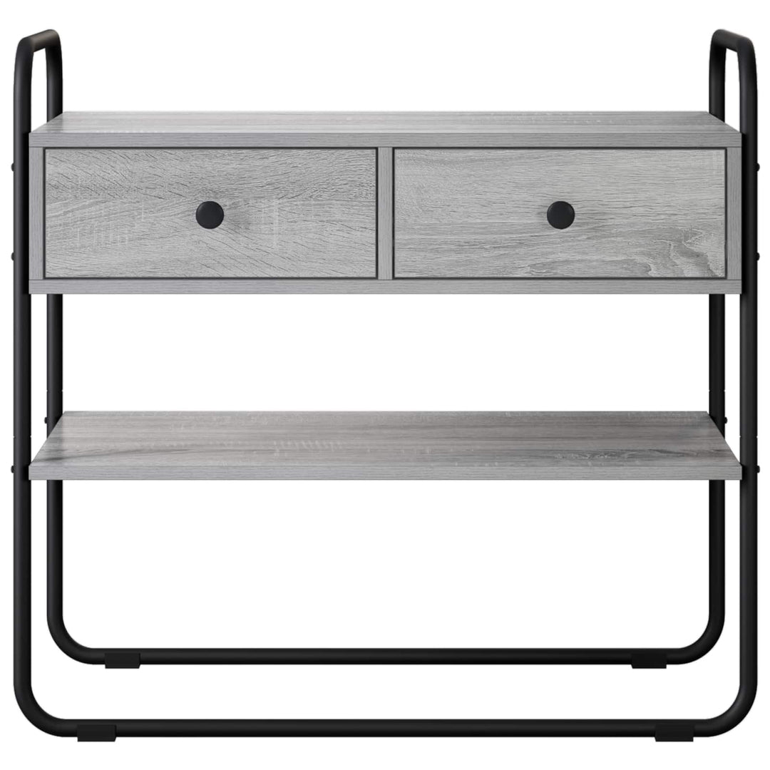 Konsolbord Grå Sonoma 80 x 40 x 75 cm Konstrueret træ