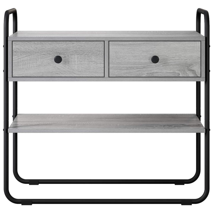 Konsolbord Grå Sonoma 80 x 40 x 75 cm Konstrueret træ