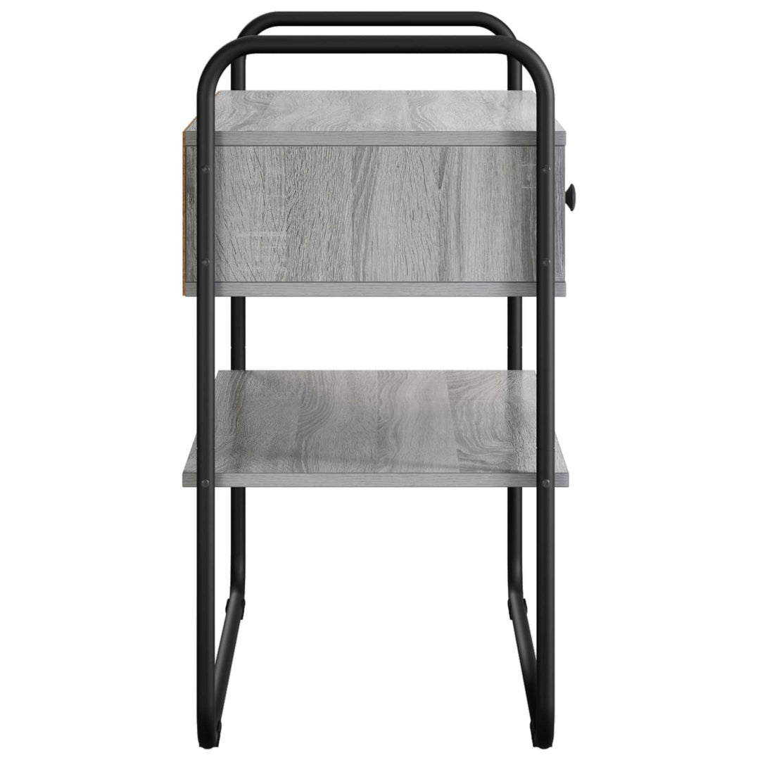 Konsolbord Grå Sonoma 80 x 40 x 75 cm Konstrueret træ