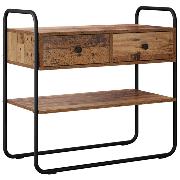 Konsolbord Gammelt træ 80 x 40 x 75 cm Konstrueret træ