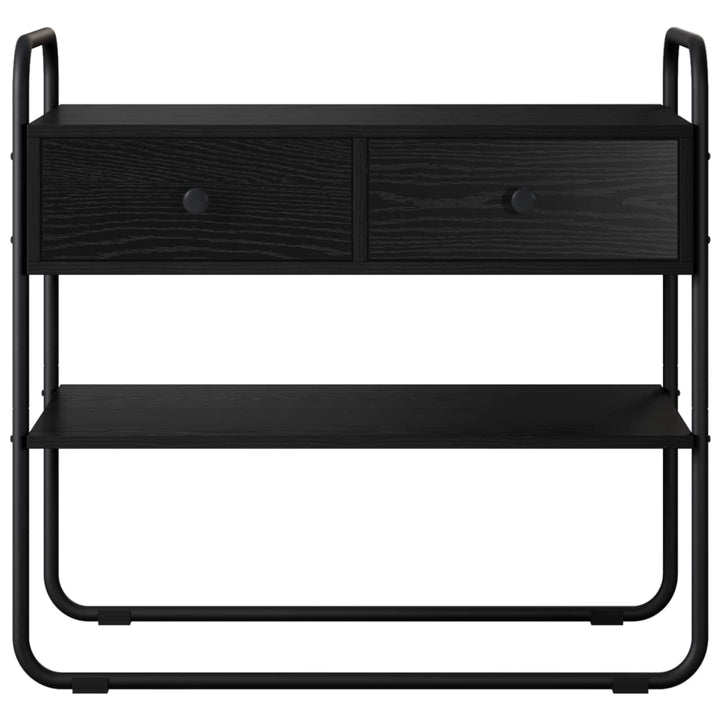 Konsolbord Sort eg 100 x 40 x 75 cm Konstrueret træ