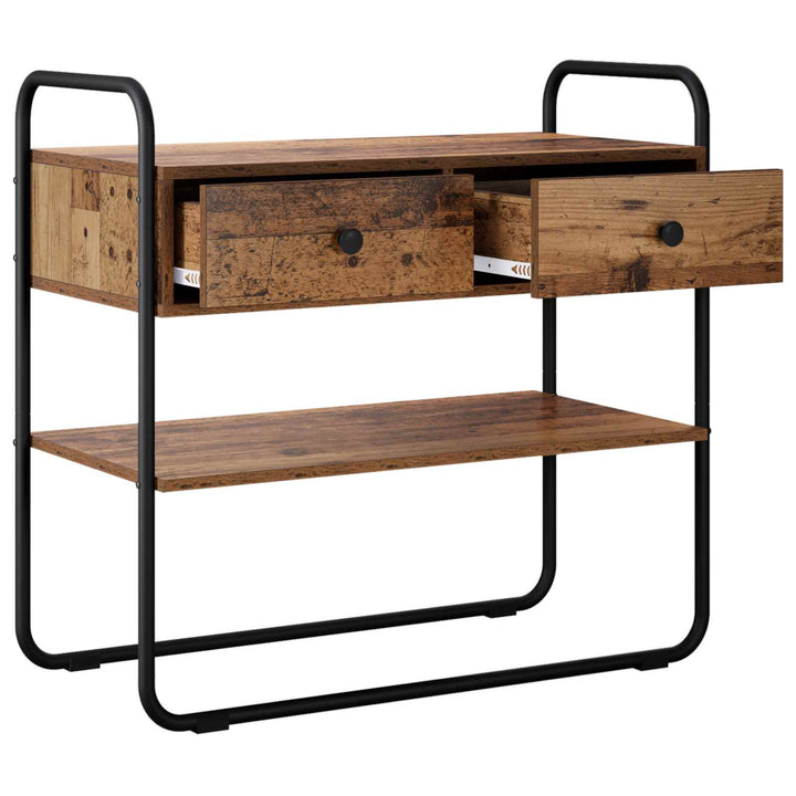 Konsolbord Gammelt træ 100 x 40 x 75 cm Konstrueret træ