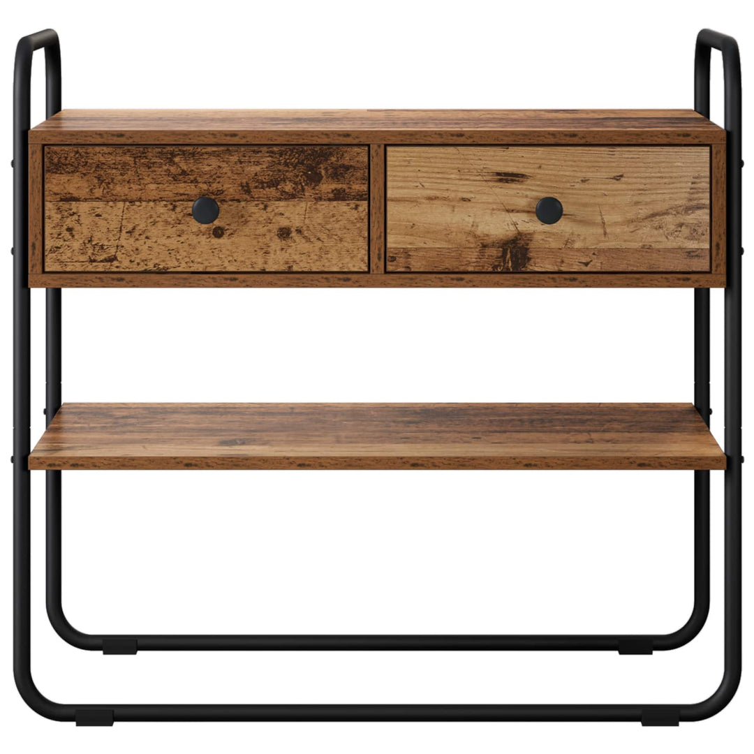 Konsolbord Gammelt træ 100 x 40 x 75 cm Konstrueret træ