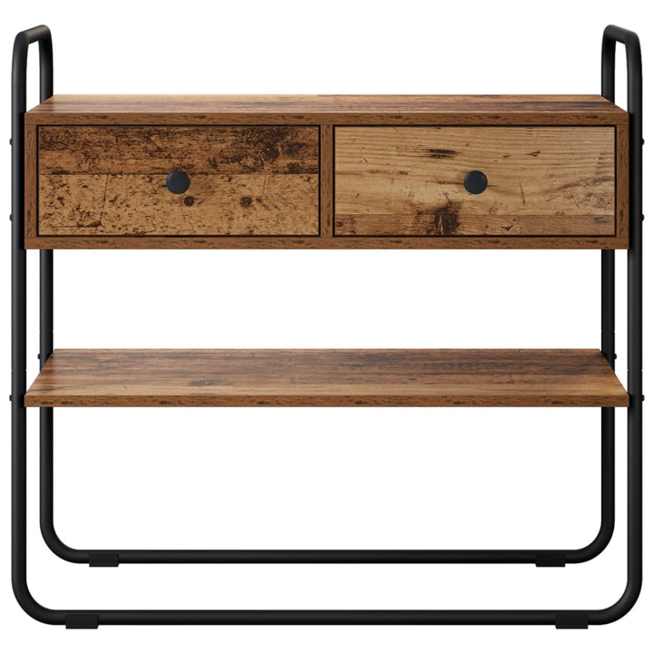 Konsolbord Gammelt træ 100 x 40 x 75 cm Konstrueret træ
