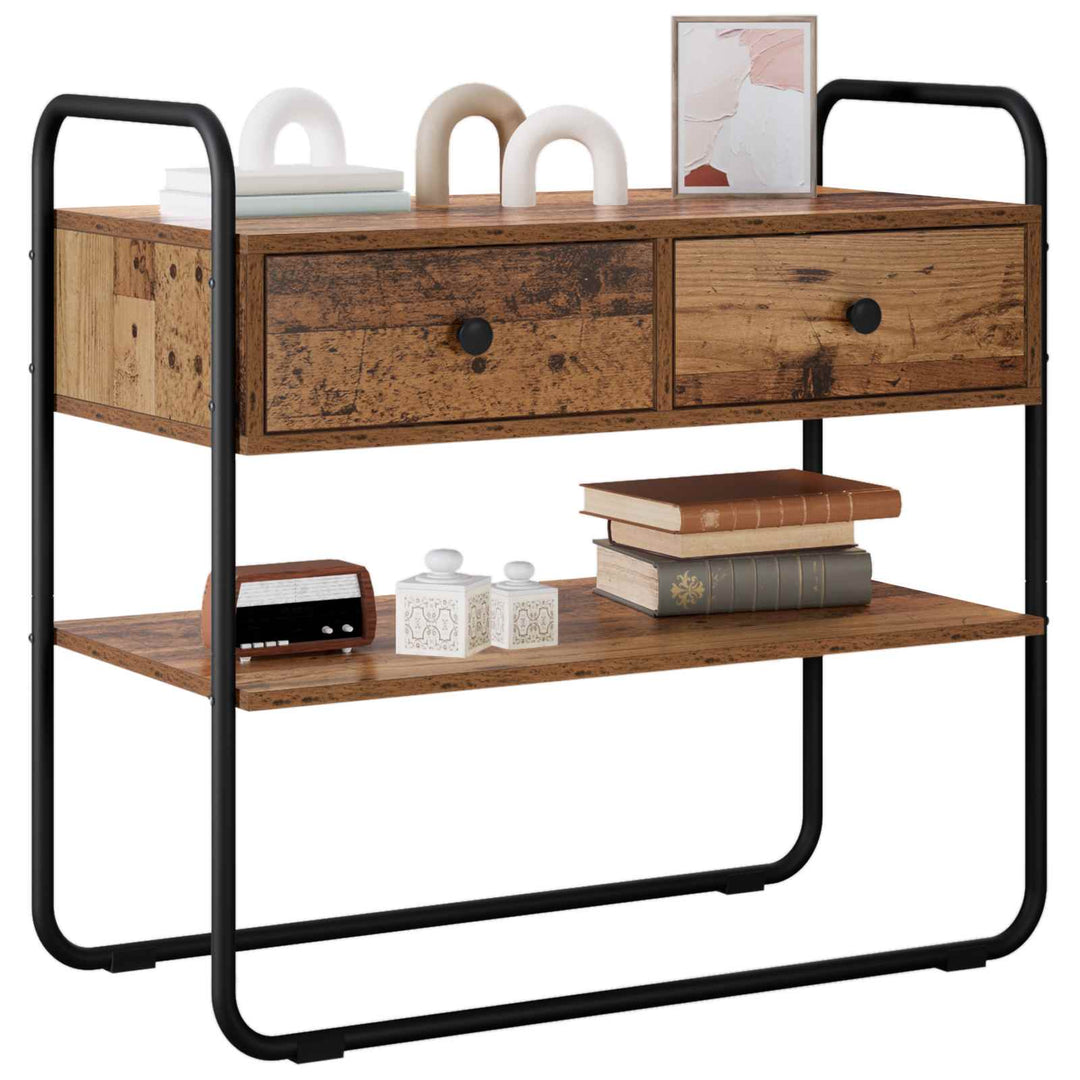 Konsolbord Gammelt træ 100 x 40 x 75 cm Konstrueret træ