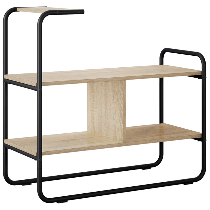 Konsolbord Sonoma-eg 80 x 35 x 75 cm Konstrueret træ