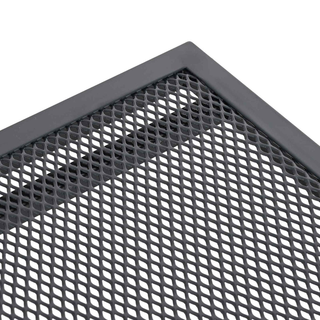 Udvidelig Mesh Spisebord Antracit 212 x 90 x 76 cm Stål