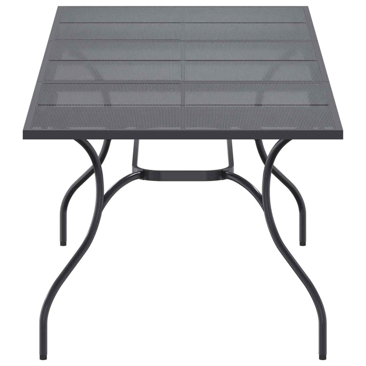 Udvidelig Mesh Spisebord Antracit 212 x 90 x 76 cm Stål