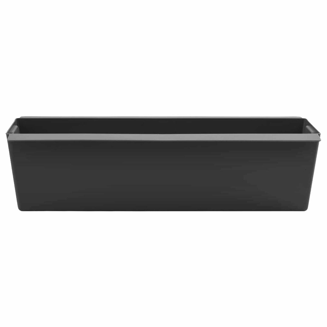 Blomsterkasser til Euro-paletter 12 pcs Sort 36 x 13,5 x 9,5 cm