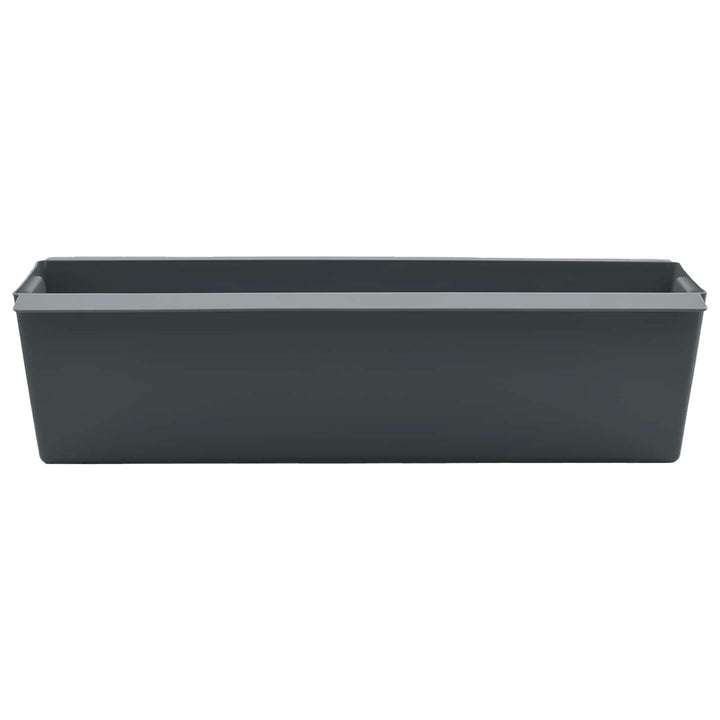 Blomsterkasser til Euro-paletter 24 pcs Grå 36 x 13,5 x 9,5 cm