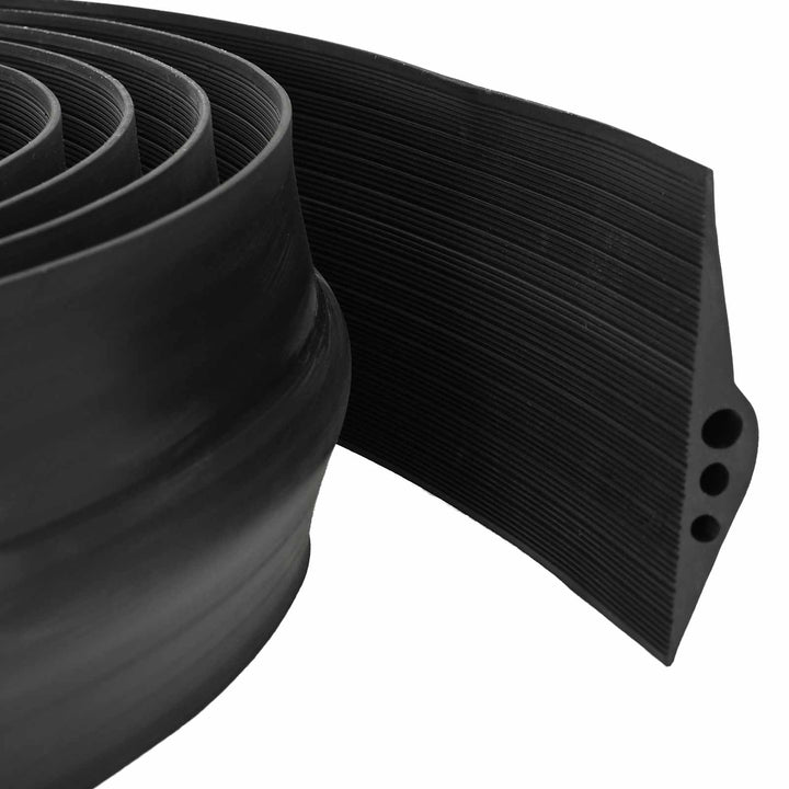 Garage Gulvforsegling Sort 78 x 14 mm 2,5 m EPDM gummi