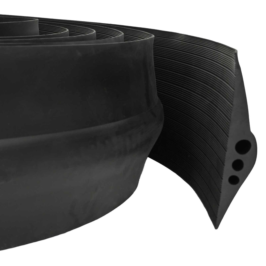 Garage Gulvforsegling Sort 74 x 20 mm 8 m EPDM gummi