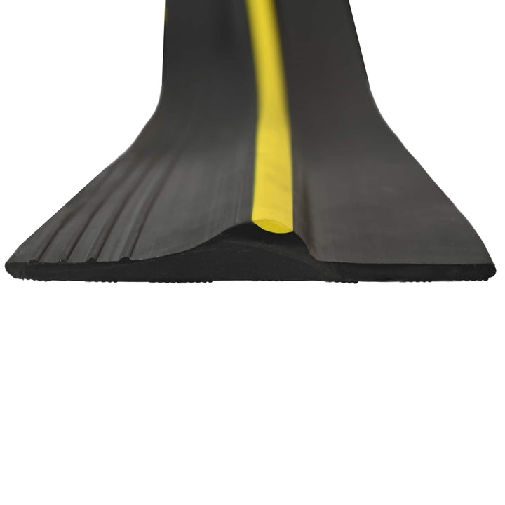 Garage Gulvforsegling Sort og Gul 12 x 90 mm 3 m PVC