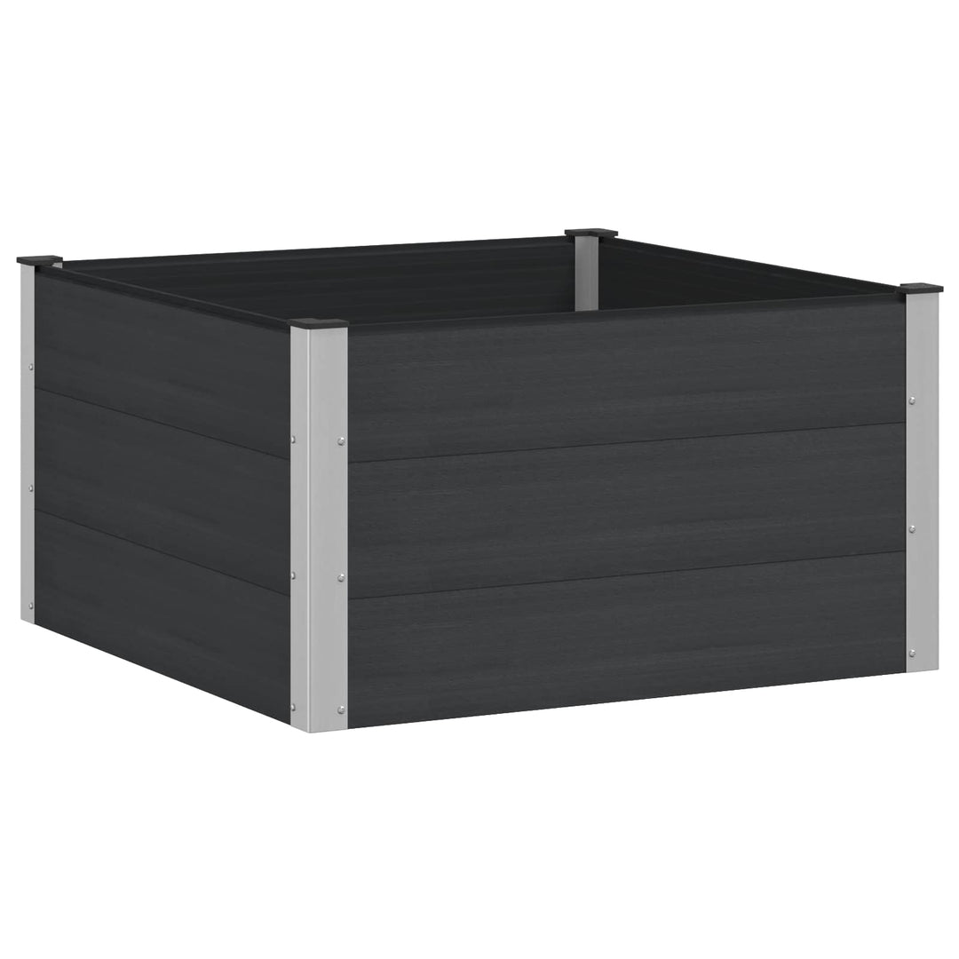 Højbed Sort 100 x 100 x 54 cm