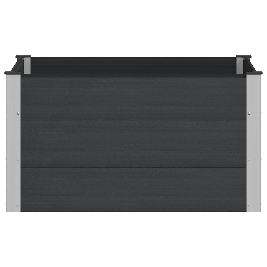 Højbed Sort 100 x 100 x 54 cm