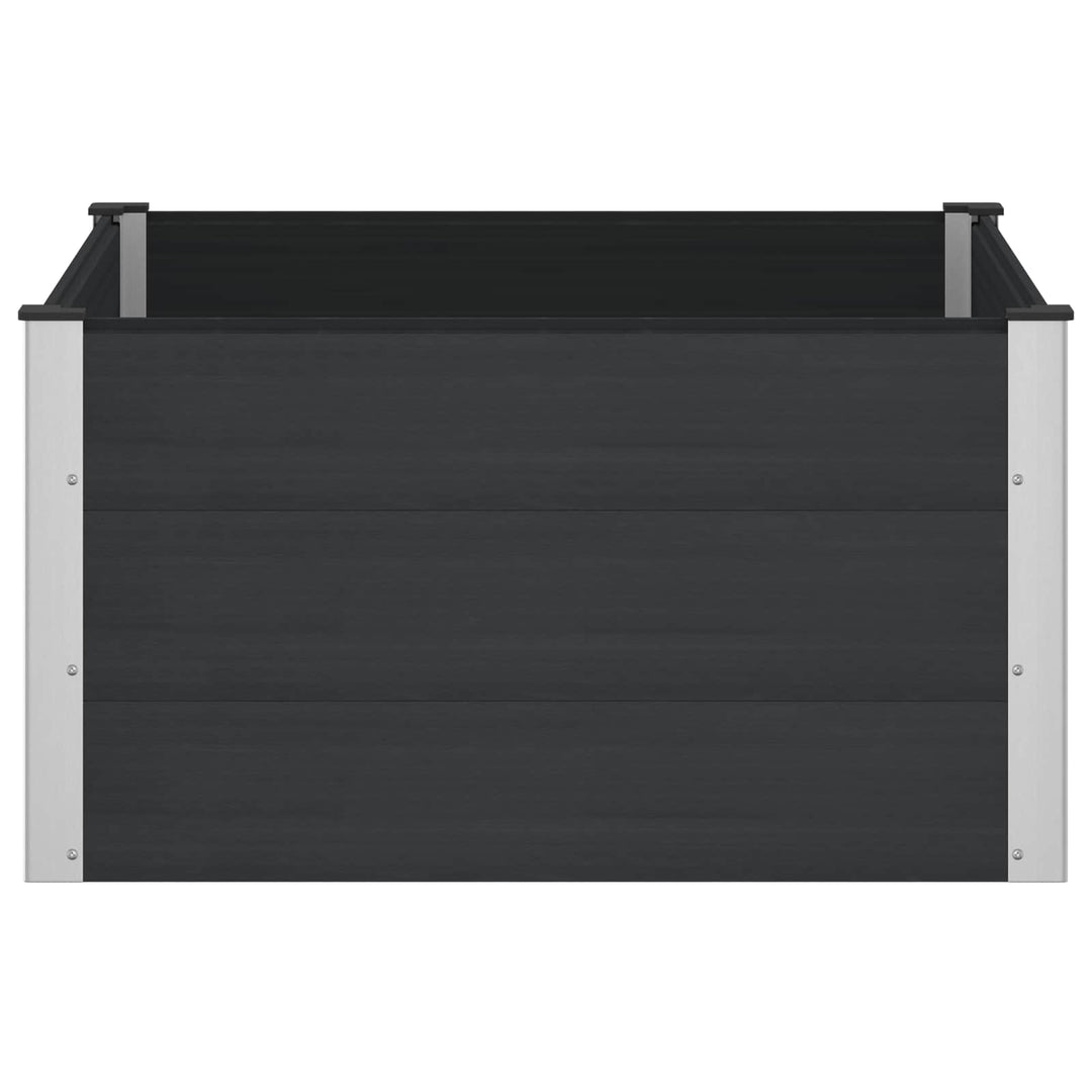 Højbed Sort 100 x 100 x 54 cm