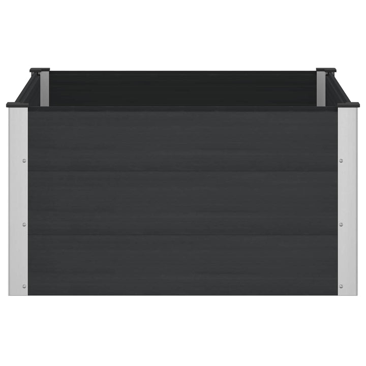 Højbed Sort 100 x 100 x 54 cm