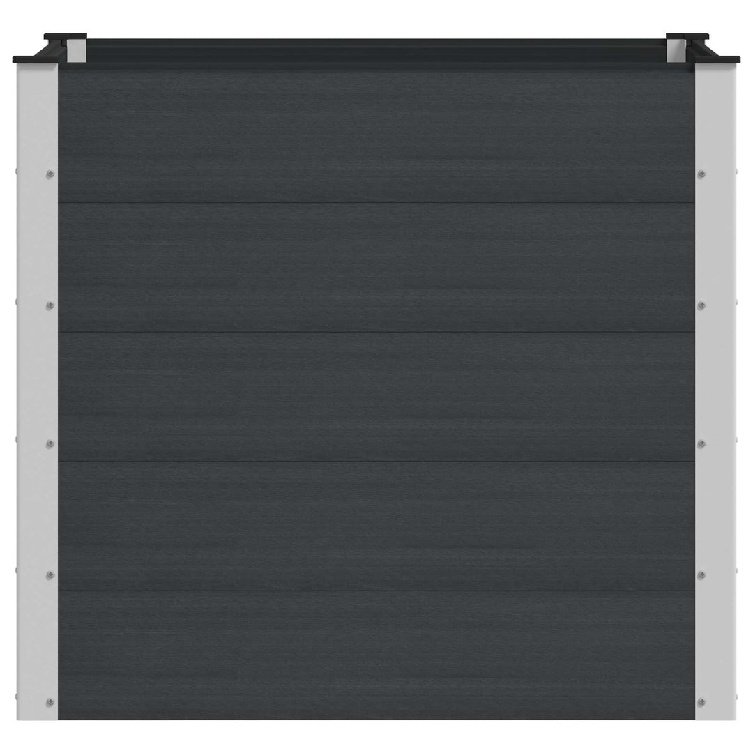 Højbed Sort 100 x 100 x 91 cm
