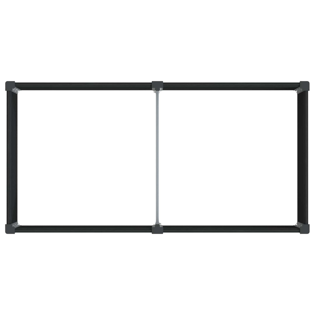 Højbed Sort 200 x 100 x 91 cm