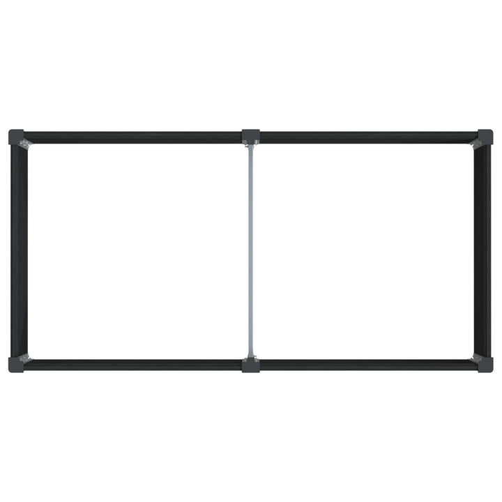 Højbed Sort 200 x 100 x 91 cm
