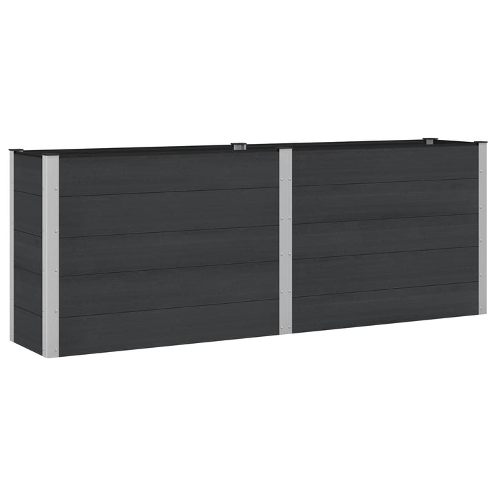 Højbed Sort 250 x 50 x 91 cm