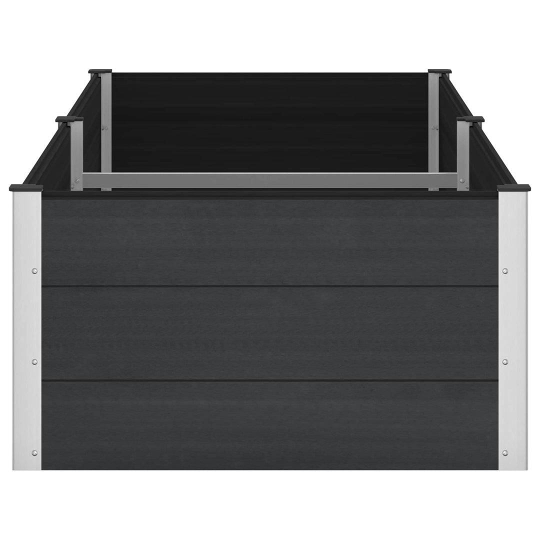 Højbed Sort 250 x 100 x 54 cm