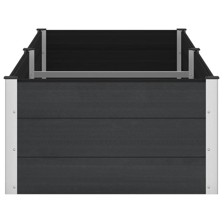 Højbed Sort 250 x 100 x 54 cm
