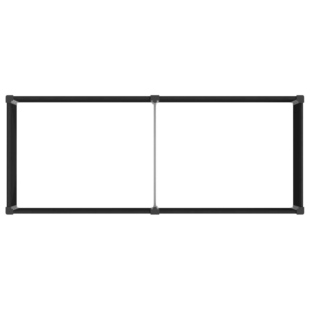 Højbed Sort 250 x 100 x 54 cm