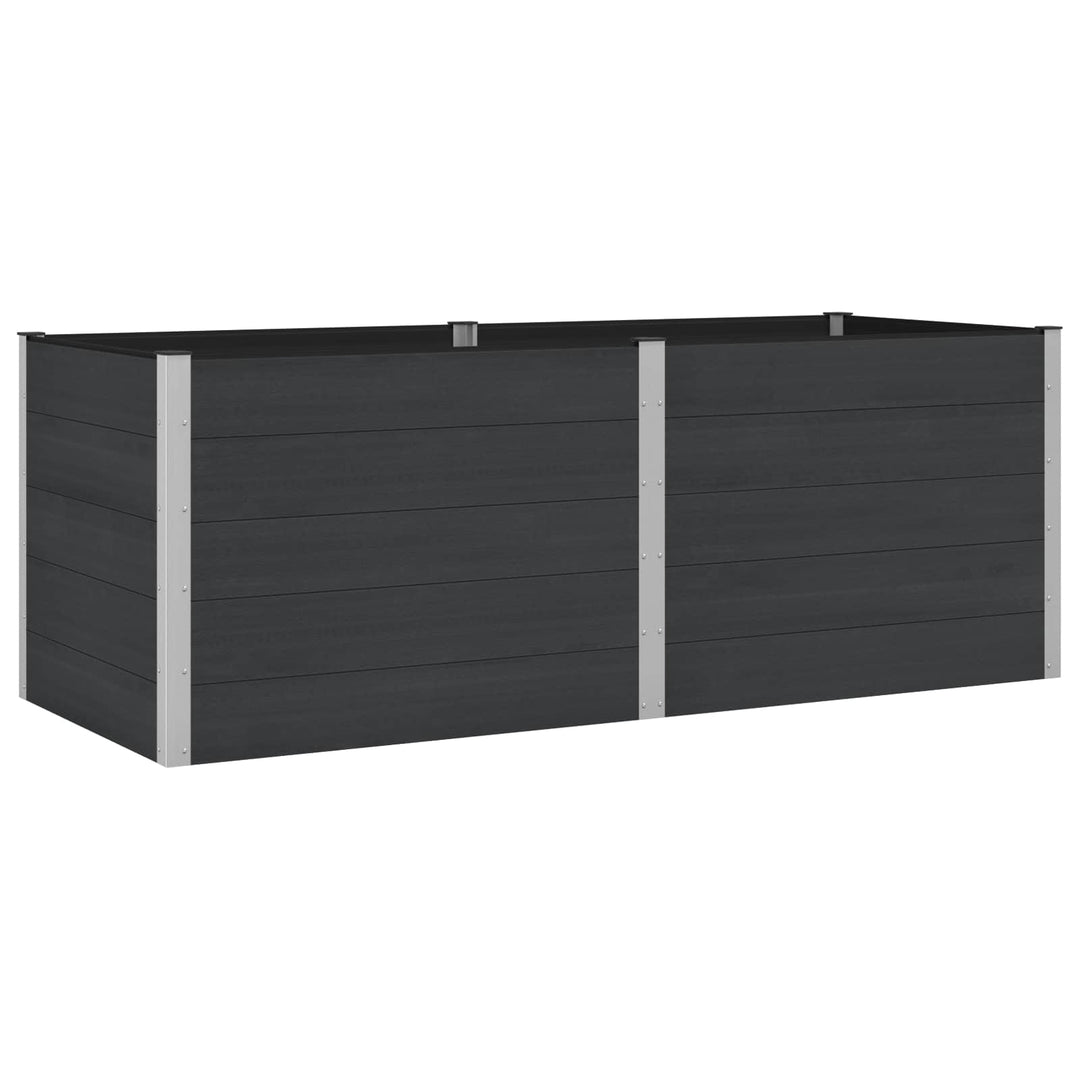 Højbed Sort 250 x 100 x 91 cm