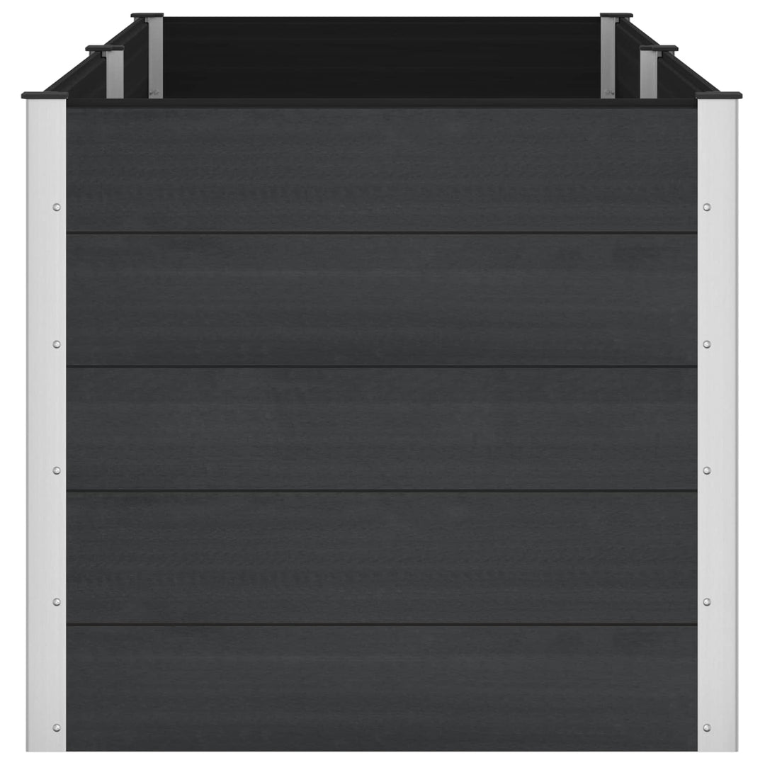 Højbed Sort 250 x 100 x 91 cm